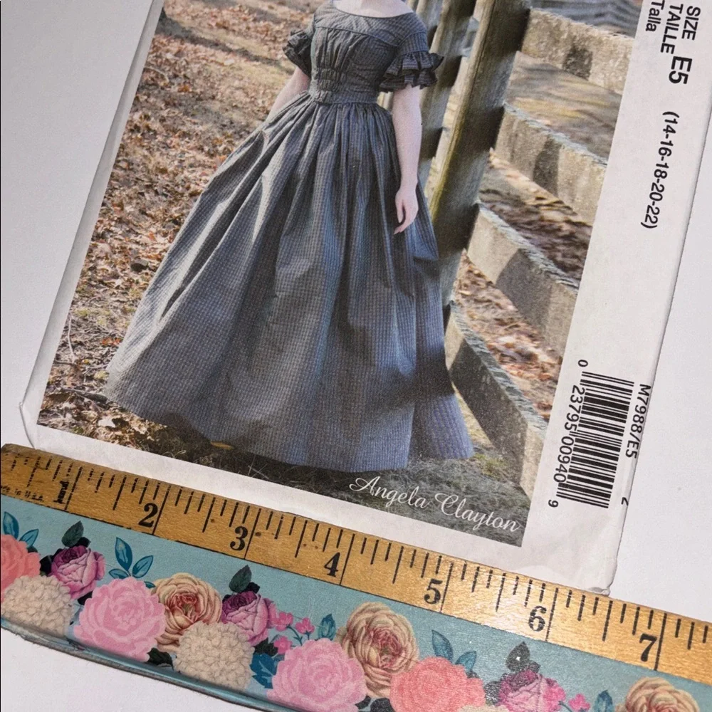 McCall's M7988 costume pattern Angela Clayton Victorian Dress Cosplay